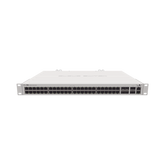 (CRS354-48G-4S+2Q+RM) Cloud Router Switch 48 puertos Gigabit Ethernet, 4 puertos SFP+ 10G, 2 puertos QSFP+ 40G, Montaje en Rack